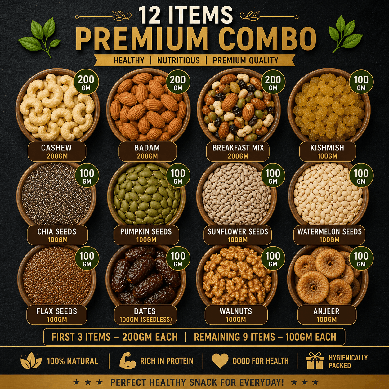 12 Items Premium Combo