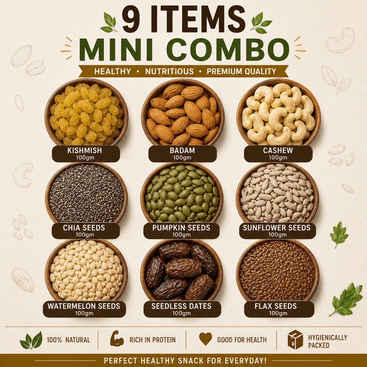 9 Items Mini Combo